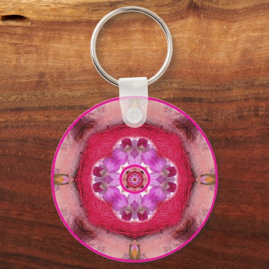 heartchakramandala6 schlüsselanhänger (Vorderseite)