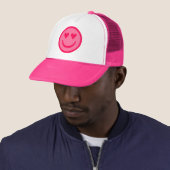 Hearteyes Happy Face Trucker Hat Truckerkappe (Beispiel)