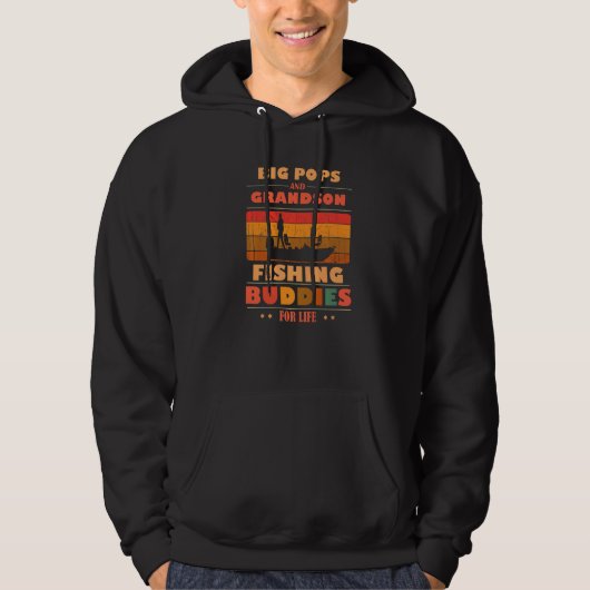 Heartfelt BIG POPS Grandson Buddies For Life Fishi Hoodie (Vorderseite)