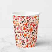 Heartfelt Elegance: Valentine's Day Paper Cup Pappbecher (Links)