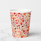 Heartfelt Elegance: Valentine's Day Paper Cup Pappbecher (Rechts)