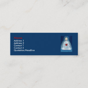 "Heartfelt Erleuchtung " Mini Visitenkarte