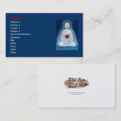 "Heartfelt Erleuchtung " Visitenkarte (Vorne/Hinten)