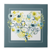 Heartfelt Floral I Fliese (Vorderseite)