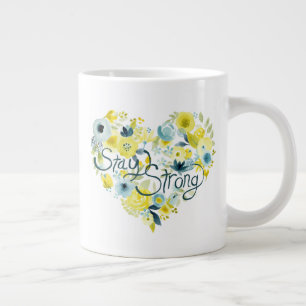 Heartfelt Floral I Jumbo-Tasse