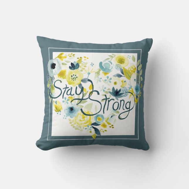 Heartfelt Floral I Kissen (Vorderseite)