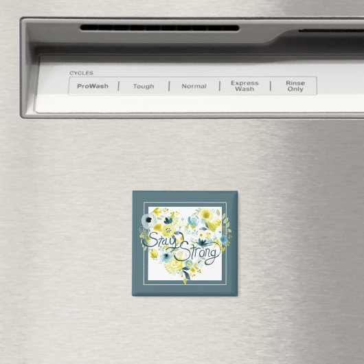 Heartfelt Floral I Magnet (In Situ (Geschirrspüler))