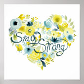 Heartfelt Floral I Poster (Vorne)