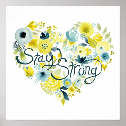 Heartfelt Floral I Poster (Vorne)