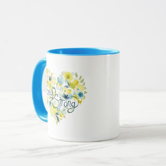 Heartfelt Floral I Tasse (Vorderseite Links)