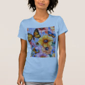 Heartfelt Flutter: Schmetterling Silhouette T - Sh T-Shirt (Vorderseite)