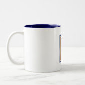 Heartfelt Freundschafts-Kaffee-Tasse Zweifarbige Tasse (Links)