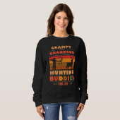 Heartfelt GRAMPY Grandson Buddies For Life Hunting Sweatshirt (Vorne ganz)