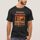 Heartfelt GRAMPY Grandsons Buddies For Life Huntin T-Shirt (Vorderseite)