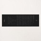 Heartfelt Harmony Anahata Heart Chakra Yogamatte (Rückseite (Horizontal))