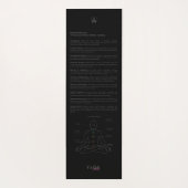 Heartfelt Harmony Anahata Heart Chakra Yogamatte (Rückseite)