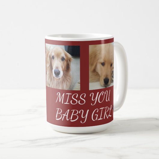 Heartfelt Hemangiosarcoma Tribute Kaffeetasse (VorderseiteRechts)
