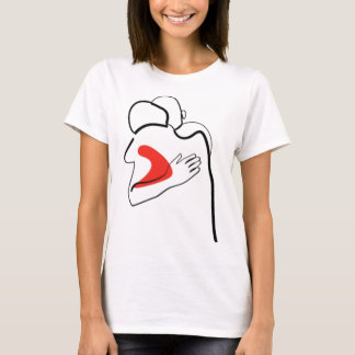 Heartfelt Hug Minimalistische Kunst T-Shirt