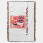 "Heartfelt Hugs - Das ultimative Valentinerblanket Decke (Vorderseite Vertikal)