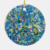 Heartfelt Hydrangea Ornaments Keramik Ornament (Hinten)