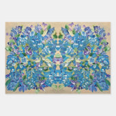 Heartfelt Hydrangea Wrapping Paper Geschenkpapier Set (Vorderseite 3)