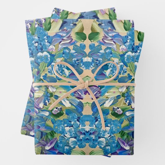 Heartfelt Hydrangea Wrapping Paper Geschenkpapier Set (Beispiel)