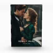 Heartfelt In Loving Memory Custom Photo Block (Vorderseite)