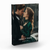 Heartfelt In Loving Memory Custom Photo Block (Links)