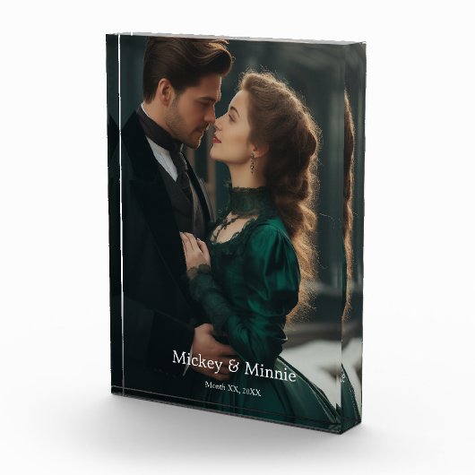 Heartfelt In Loving Memory Custom Photo Block (Rechts)