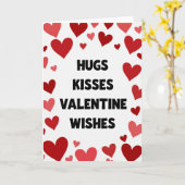 Heartfelt Kisses Valentine Card Karte (Gelbe Blume)