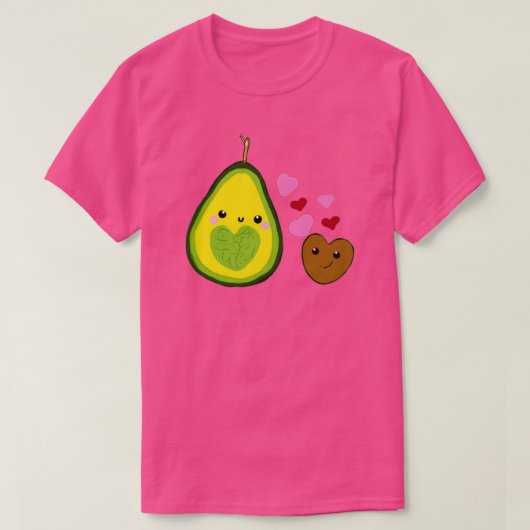 Heartfelt Liebe Avocado T-Shirt (Design vorne)