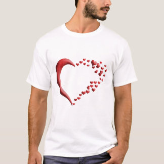 "Heartfelt Liebe in der Luft" "Liebe Crescent Jour T-Shirt