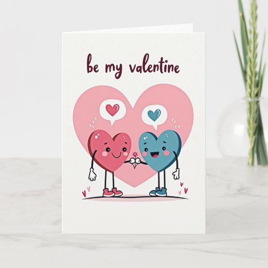 Heartfelt Love Pattern Card Karte (Vorderseite)
