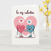Heartfelt Love Pattern Card Karte (Gelbe Blume)