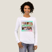 Heartfelt Mom 4-Photo Tribute Desisgn Tri-Blend Shirt (Vorderseite voll)