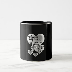 HEARTFELT ODER SOGAR "LIEBE" ZWEIFARBIGE TASSE