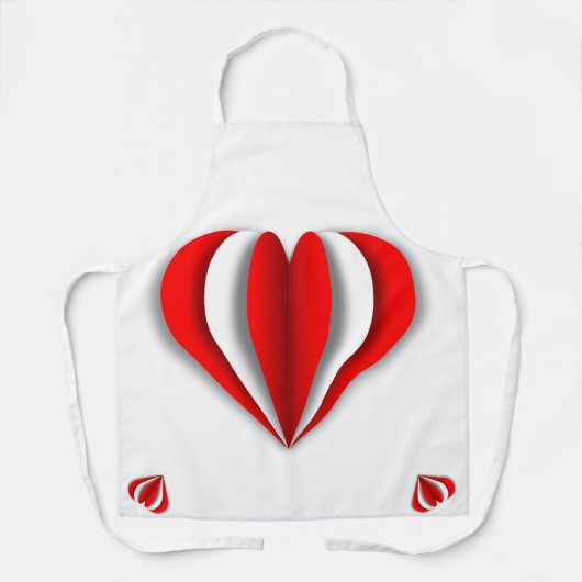 Heartfelt Origami Schürze (Vorderseite)