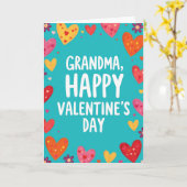 Heartfelt Painted Hearts Grandma Card Karte (Gelbe Blume)