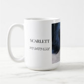 Heartfelt Paw Print Tribute Mug Kaffeetasse (Links)