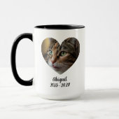 Heartfelt Pet Memorial Photo – Loving Remembrance Tasse (Links)