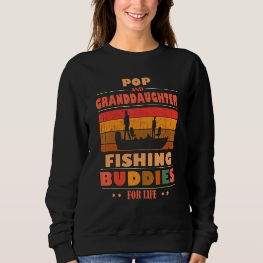 Heartfelt POP Granddaughter Buddies For Life Fishi Sweatshirt (Vorderseite)