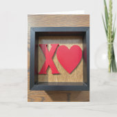 Heartfelt Shadow Box Card Karte (Vorderseite)