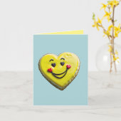 Heartfelt Smile Card Karte (Gelbe Blume)
