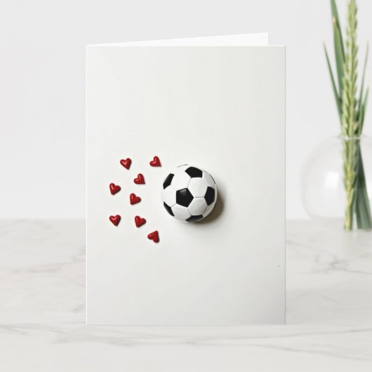 Heartfelt Soccer Card Karte (Vorderseite)