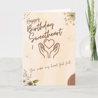 Heartfelt, Supportive Birthday card for Grandchild Karte
