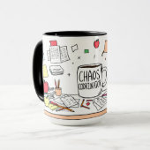 Heartfelt Thank You My Best Teacher Modern Script Tasse (Vorderseite Links)