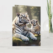 Heartfelt Tiger Moments – Greeting Card Karte (Rückseite)