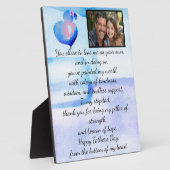 Heartfelt Vathers' Day tabletop plaque Fotoplatte (Seite)