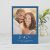 Heartfelt Wedding Thank You Card Dankeskarte (Stehend Vorderseite)