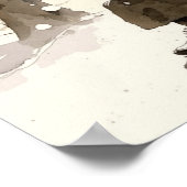 Heartfelt wünscht Black Santa Reading Letters Poster (Ecke)